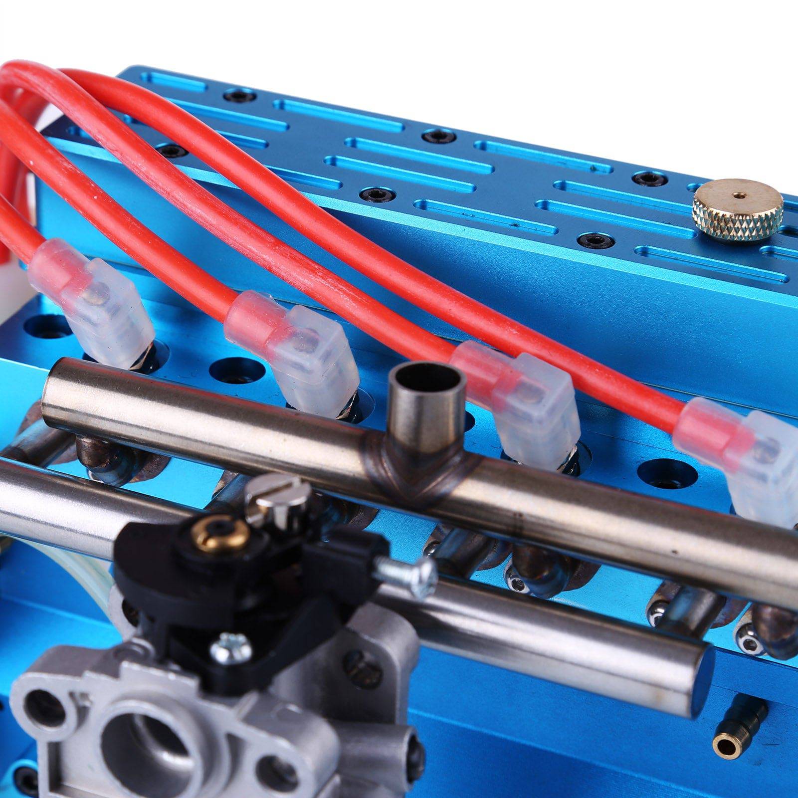 HelloWorld7-32cc Four-cylinder In-line Water-cooled Gasoline Engine for RC Car Ship
