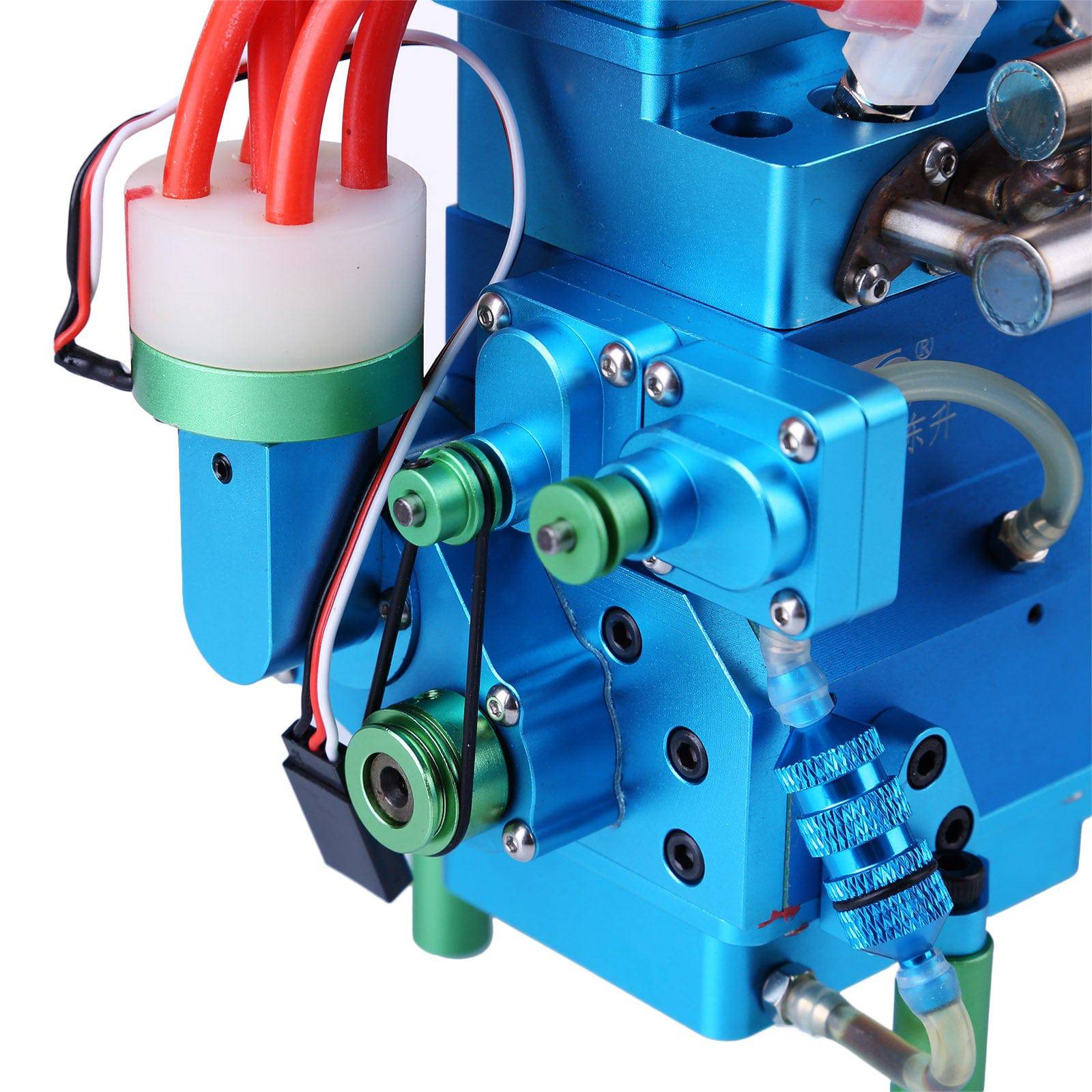 HelloWorld7-32cc Four-cylinder In-line Water-cooled Gasoline Engine for RC Car Ship