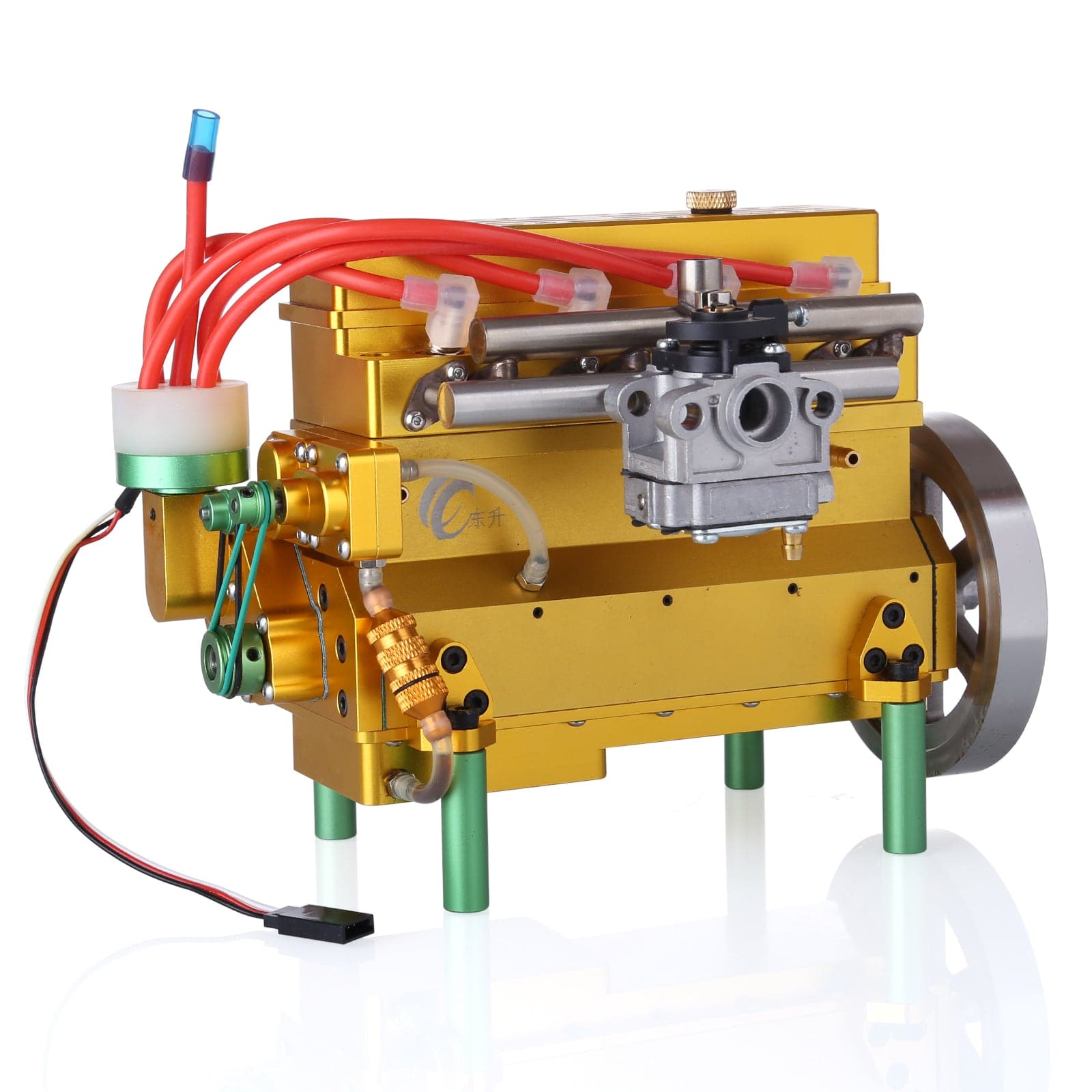 HelloWorld7-32cc Four-cylinder In-line Water-cooled Gasoline Engine for RC Car Ship