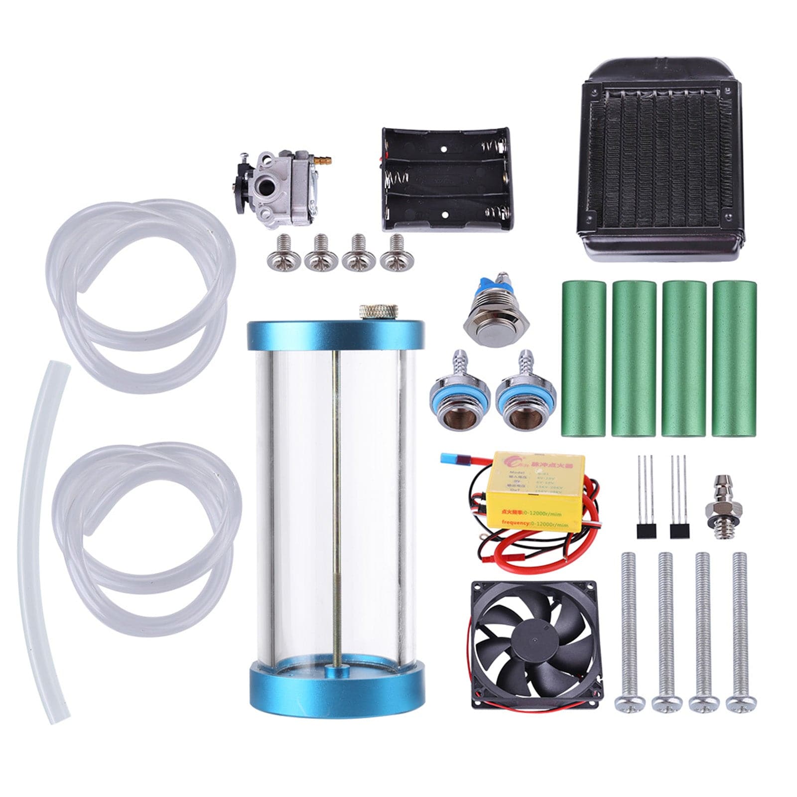 HelloWorld7-32cc Four-cylinder In-line Water-cooled Gasoline Engine for RC Car Ship