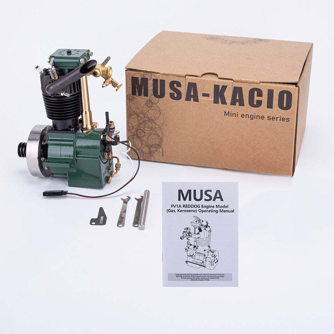 HelloWorld7-MUSA FV1A KW-OHV 7cc Air-cooled OHV Four-stroke Single-cylinder Gasoline Engine Model
