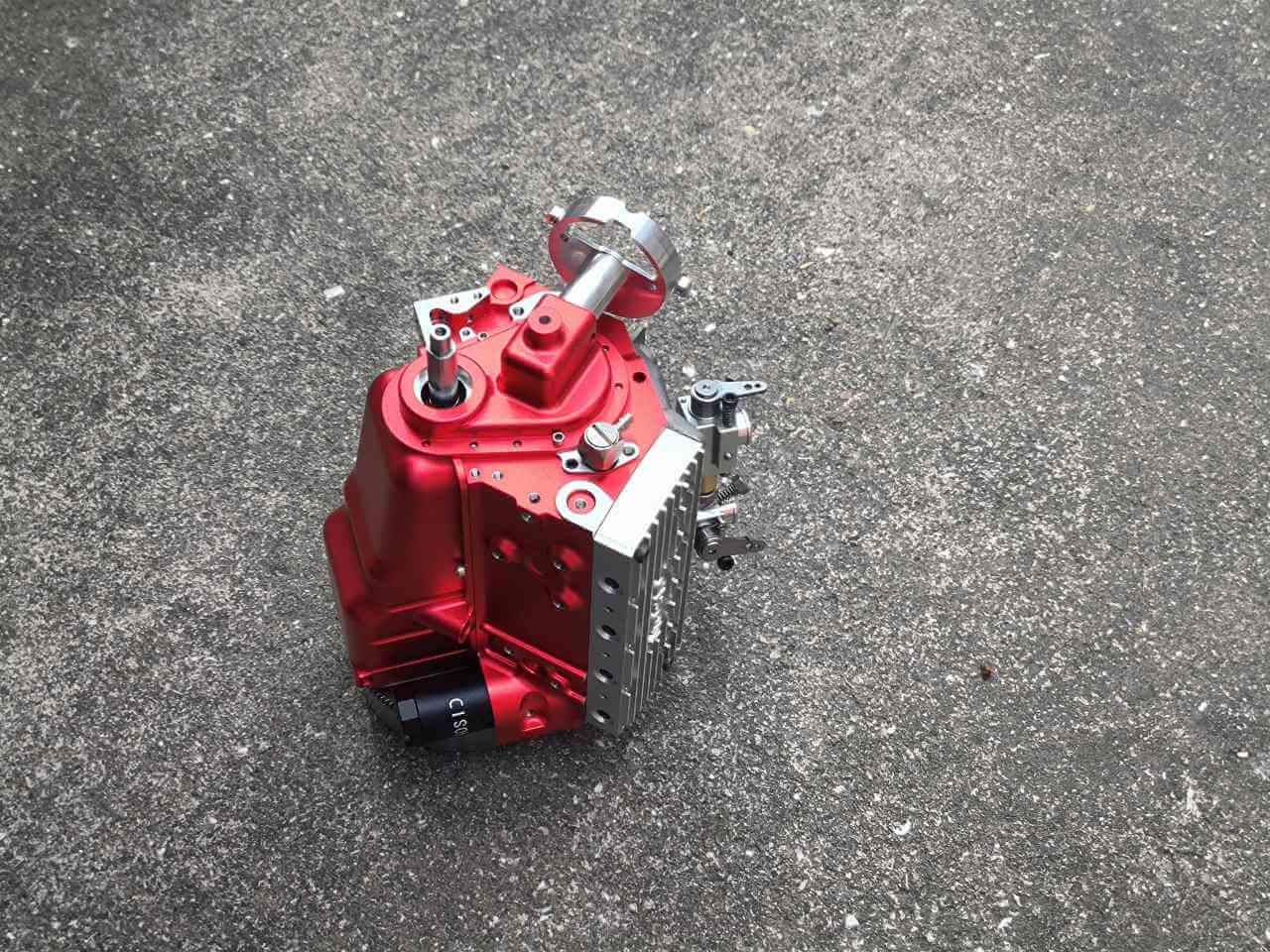 CISON V8-440 44cc Small Block Flathead Gas Engine Model Kit DIY RC V8