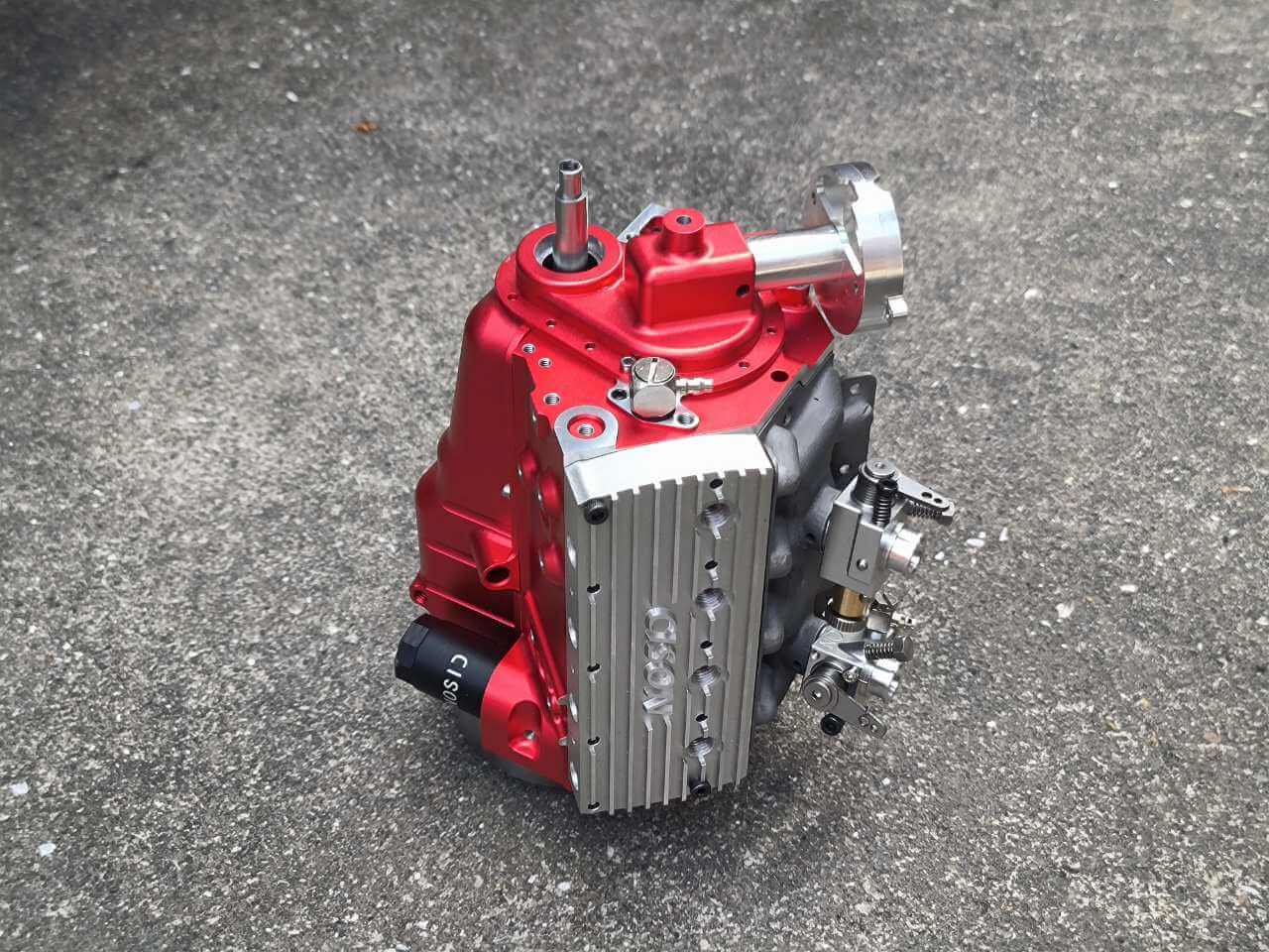 CISON V8-440 44cc Small Block Flathead Gas Engine Model Kit DIY RC V8