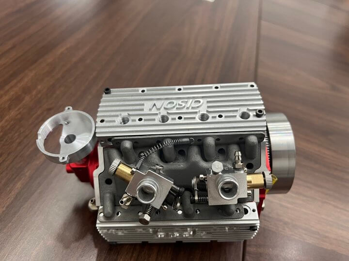 CISON V8-440 44cc Small Block Flathead Gas Engine Model Kit DIY RC V8