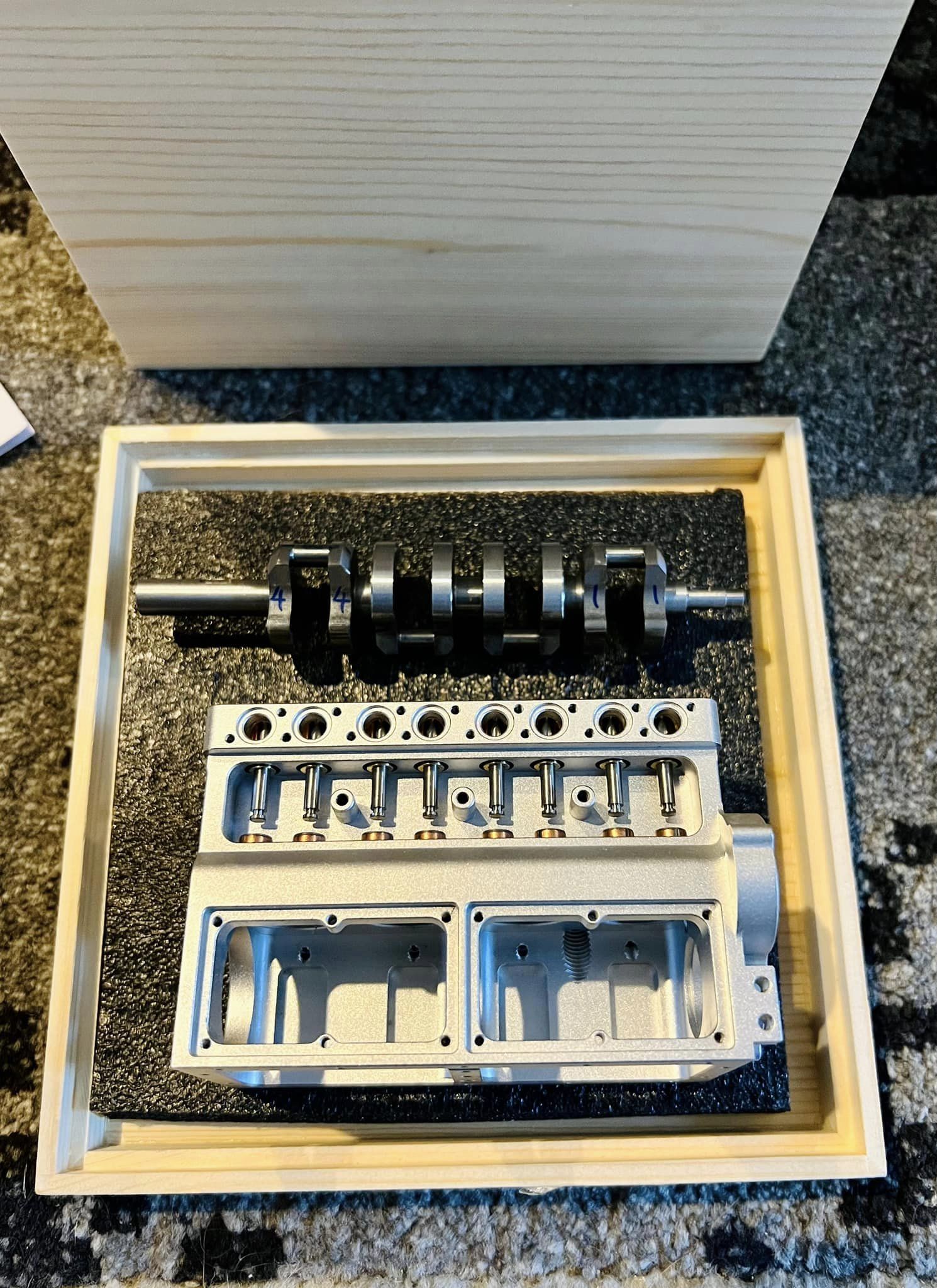 HelloWorld7-CISON FL4-175 Flathead Inline 4 Cylinder Four Stroke 9,000rpm RC Water-cooled Gasoline Engine 17.5cc-helloworld7