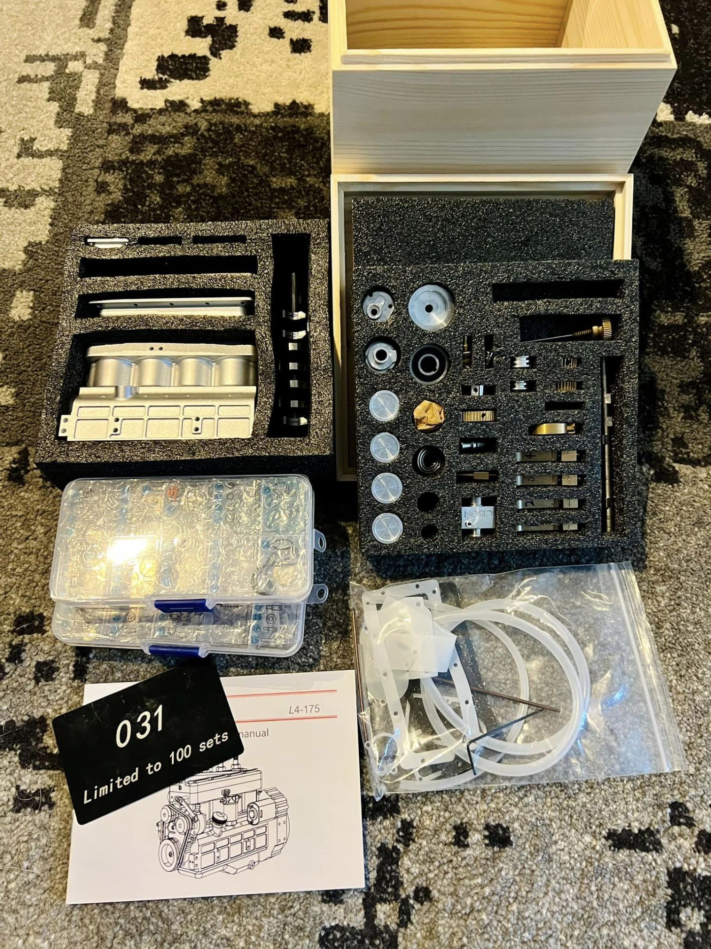 CISON FL4-175 17.5cc Flathead Inline 4 Cylinder 4 Stroke Gasoline Engine Model-helloworld7