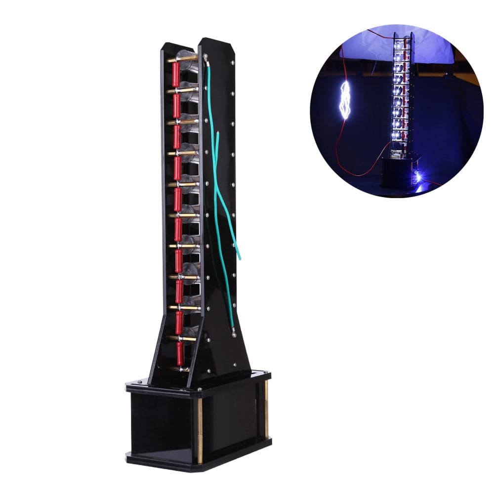 HelloWorld7-10 Level Marx Generator Cool Artificial Lightning High Voltage Arc Student Experiment DIY Device-helloworld7
