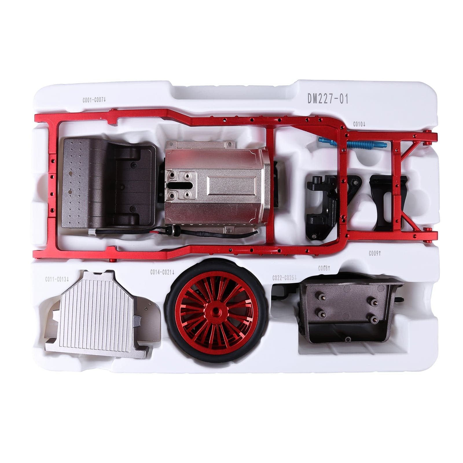 Teching Assembly Vintage Classic Car Metal Mechanical Model Toy with Electric Engine 310+pcs-helloworld7