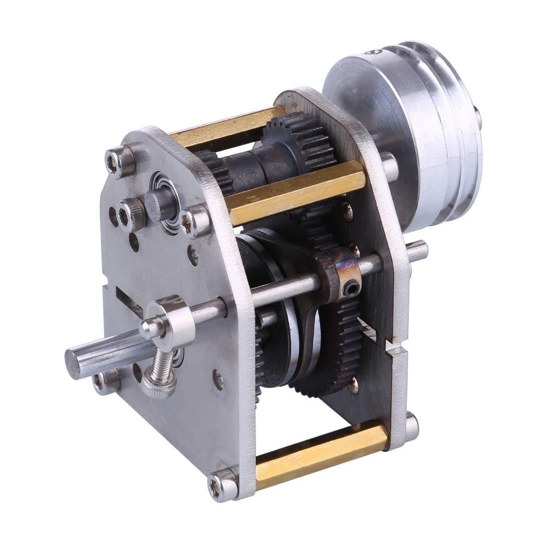 HelloWorld7-1:10 Model Car Engine Gearbox with Pulley Rack and Screw Glue for Toyan FS-S100 FS-S100G FS-S100(W) FS-S100G(W)-helloworld7