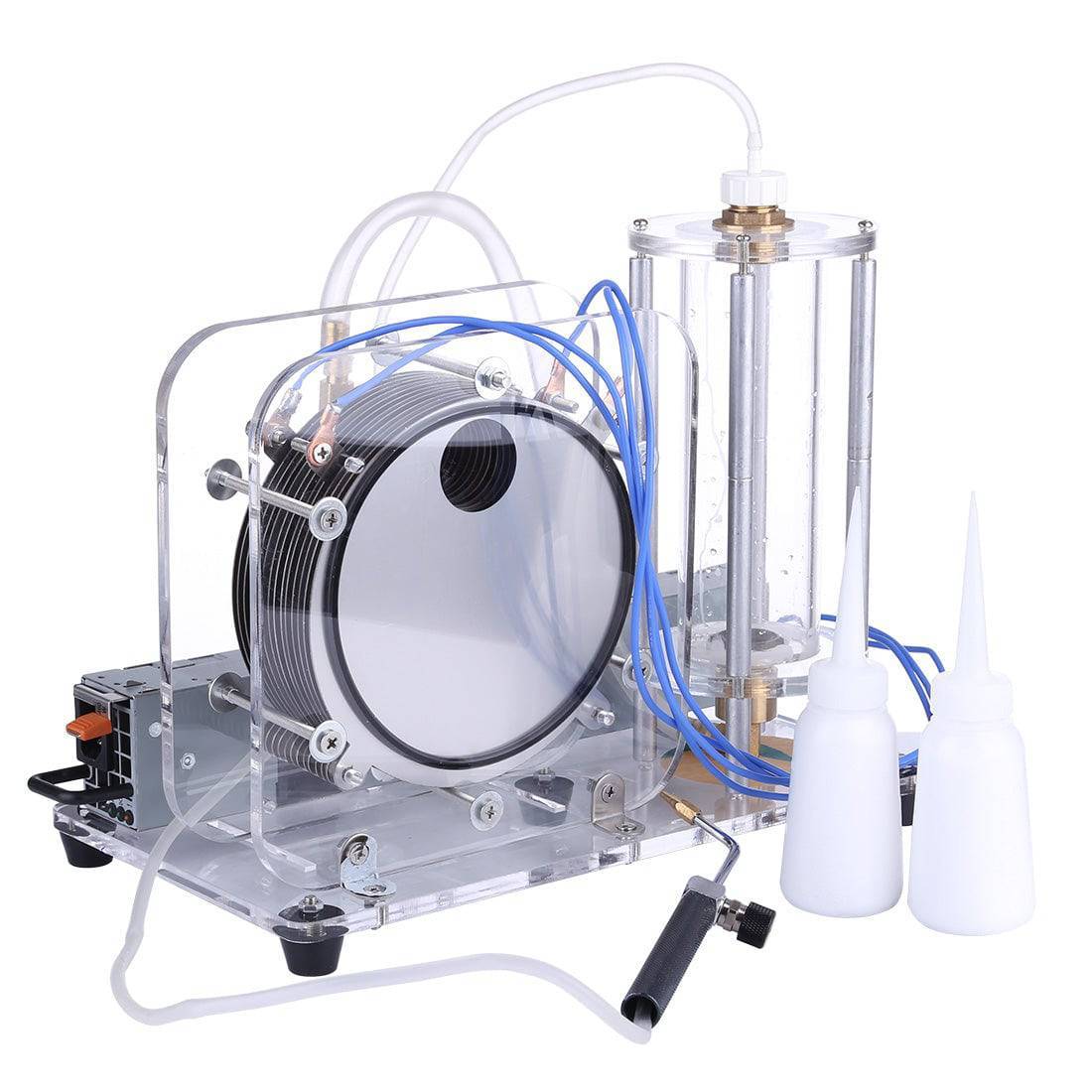 Small Water Electrolysis Hydrogen Generator Model Kit HHO Gas Experiment-helloworld7