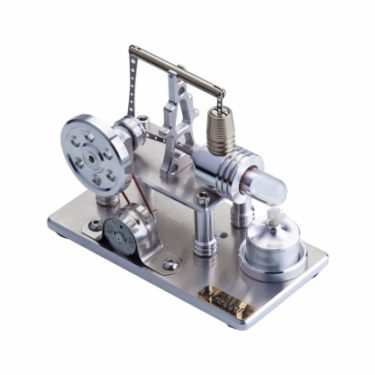HelloWorld7-ENJOMOR Hot Air Balance Stirling Engine External Combustion Engine Generator