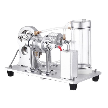 Transparent Combustion Chamber Hit and Miss Gas Engine Model Water Cooled STEM Physics Toy-helloworld7