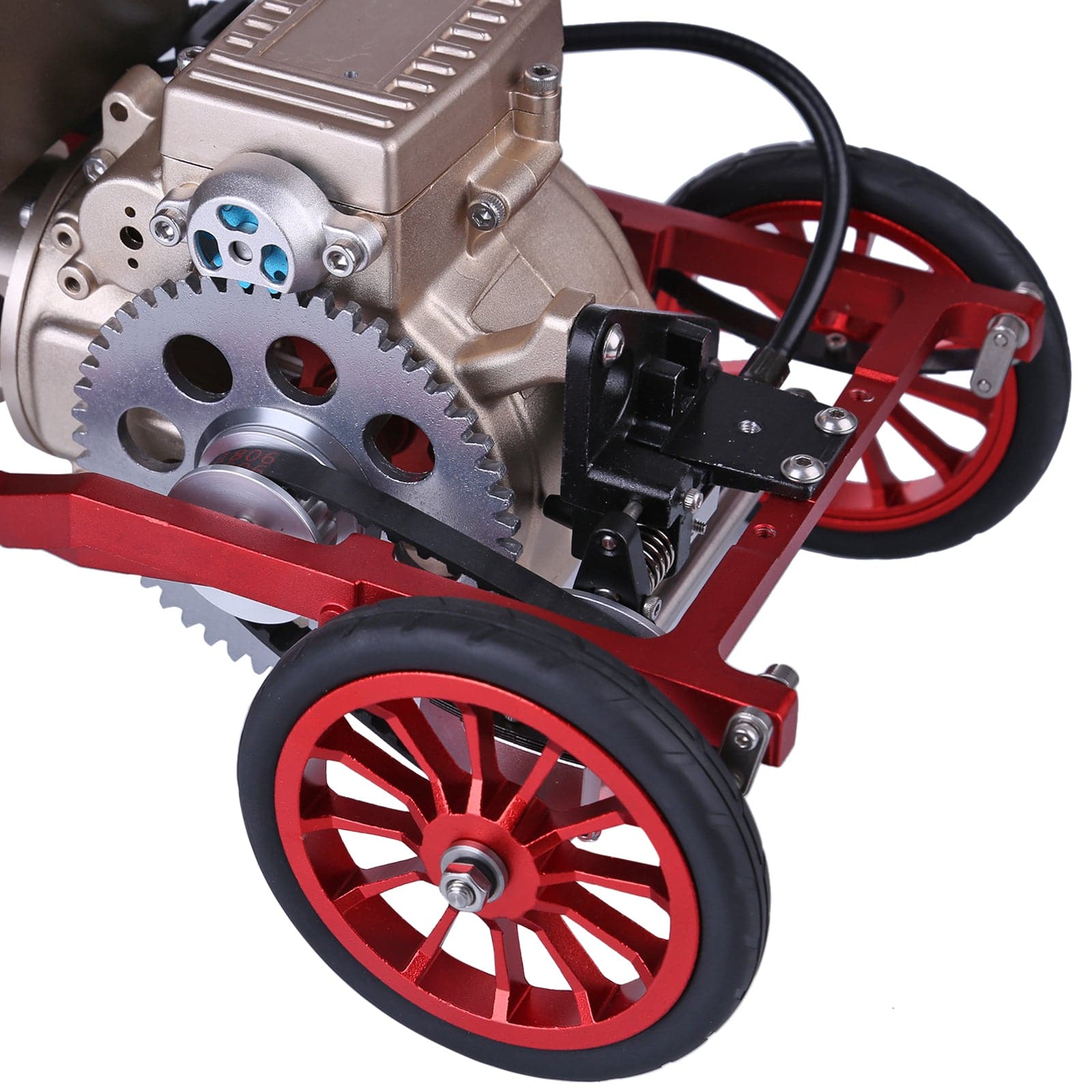 Teching Assembly Vintage Classic Car Metal Mechanical Model Toy with Electric Engine 310+pcs-helloworld7