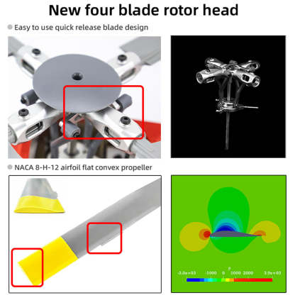 FLYWING BO105 470 Size Scale GPS RC Helicopter RTF H1 Flight Controller Brushless Motor-helloworld7