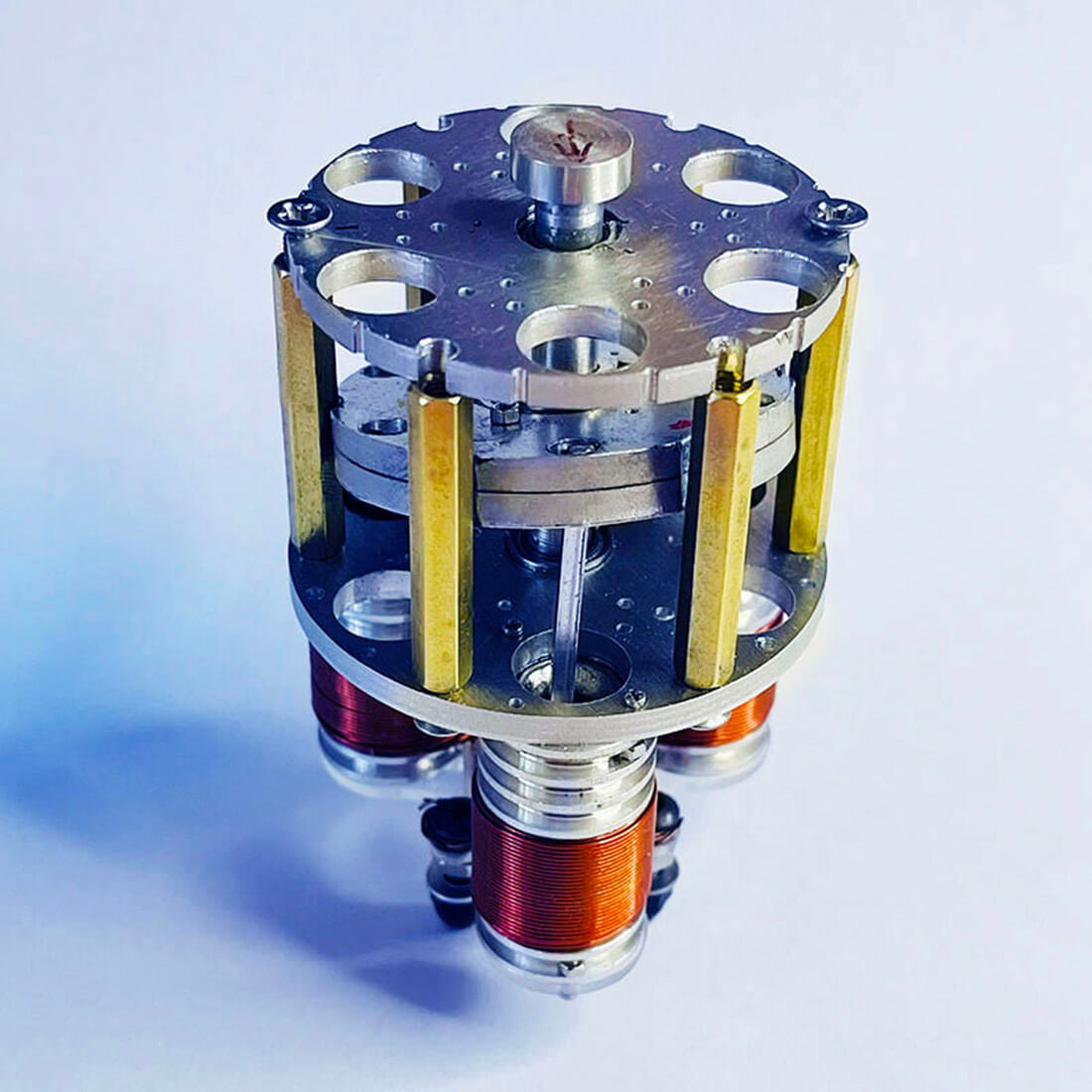 Mini Duke Axial Piston Electromagnetic Engine Model 3-Cylinder Brushless Motor RC Mod-helloworld7