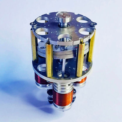 Mini Duke Axial Piston Electromagnetic Engine Model 3-Cylinder Brushless Motor RC Mod-helloworld7