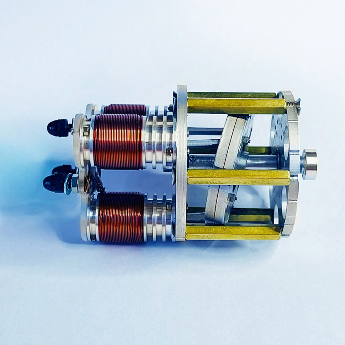 Mini Duke Axial Piston Electromagnetic Engine Model 3-Cylinder Brushless Motor RC Mod-helloworld7