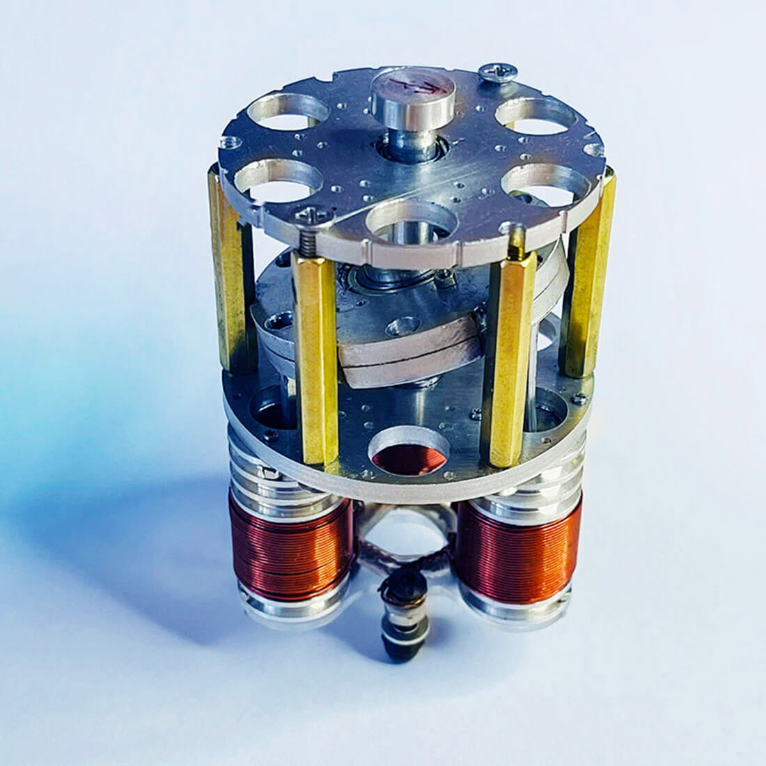 Mini Duke Axial Piston Electromagnetic Engine Model 3-Cylinder Brushless Motor RC Mod-helloworld7