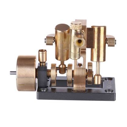 HelloWorld7-Mini Inline Double-cylinder Swing Steam Engine Model (without Boiler)