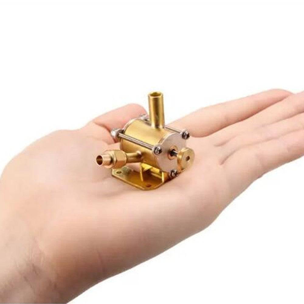 HelloWorld7-Mini Steam Engine High Speed Turbine Model DIY Project Part Science Toy