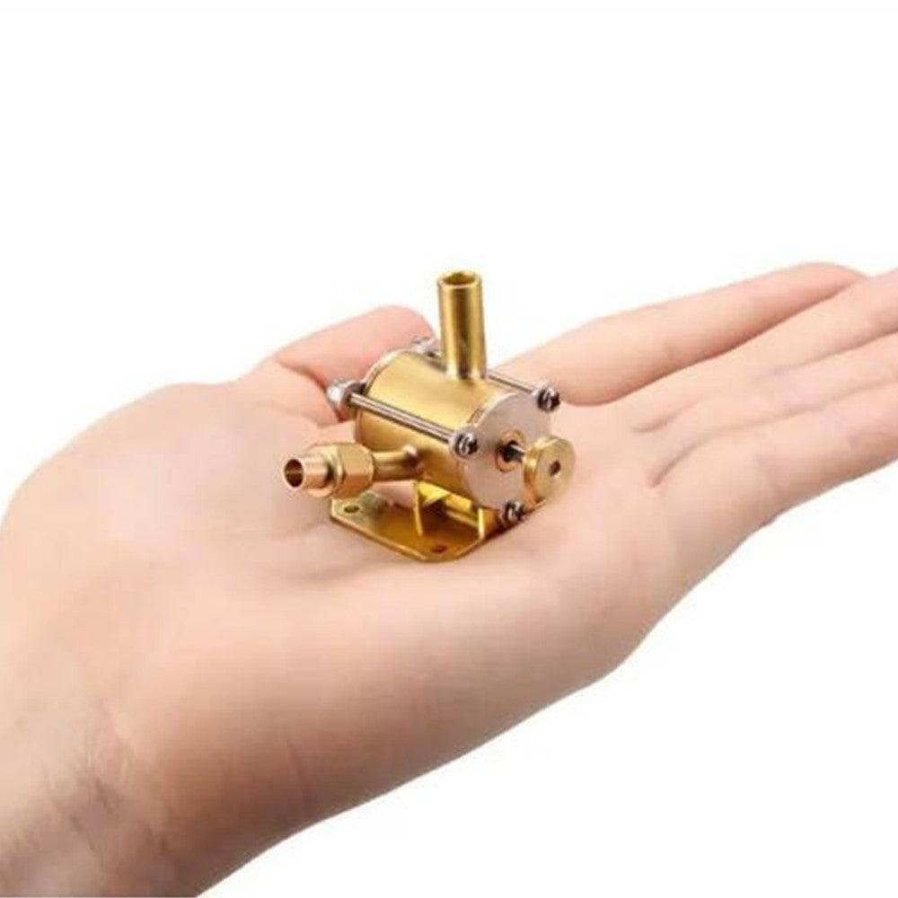 HelloWorld7-Mini Steam Engine High Speed Turbine Model DIY Project Part Science Toy