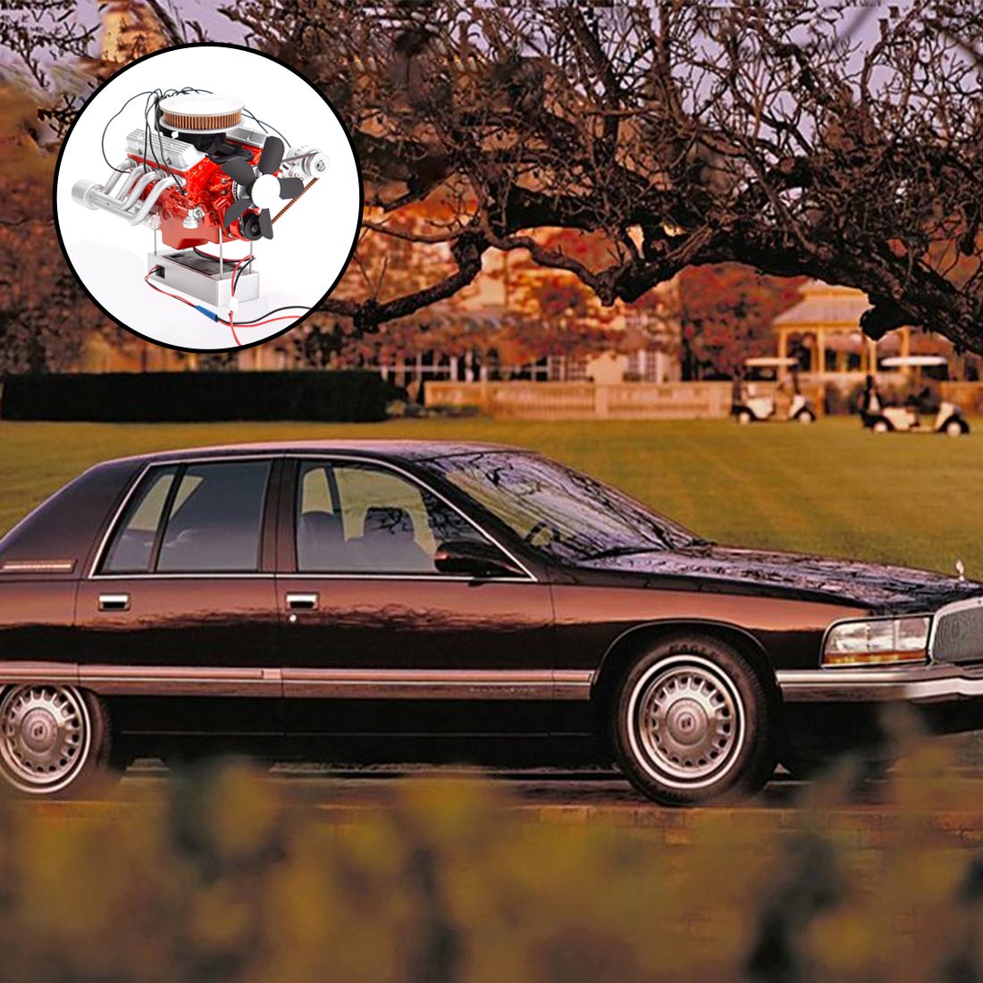 HelloWorld7-ENJOMOR 1/6 Scale Big Block V8 Engine Kits That Works Fully 3D Printed