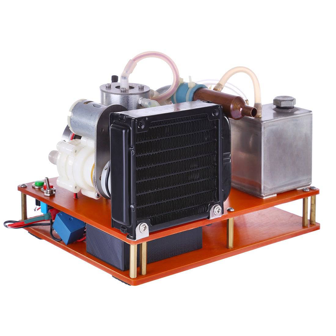HelloWorld7-NIKKO Single Cylinder 2-stroke Gasoline Engine with  Water Cooling Radiator