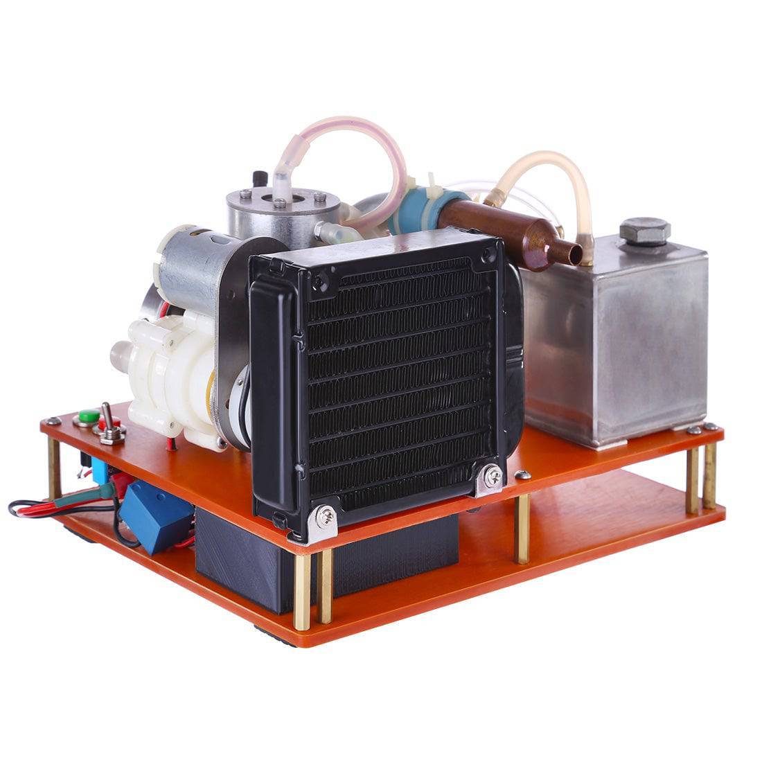 HelloWorld7-NIKKO Single Cylinder 2-stroke Gasoline Engine with  Water Cooling Radiator