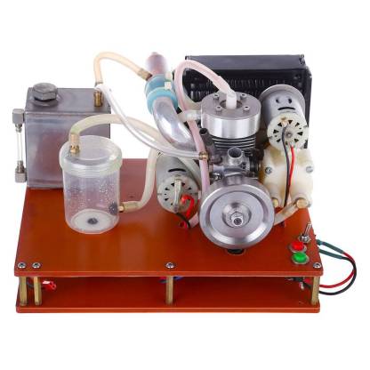 HelloWorld7-NIKKO Single Cylinder 2-stroke Gasoline Engine with  Water Cooling Radiator