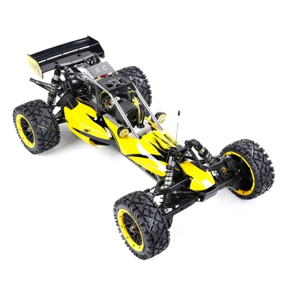 HelloWorld7-Rovan BAHA320 1/5 Scale 32cc Gas Baja Buggy Ready-to-Run - Yellow