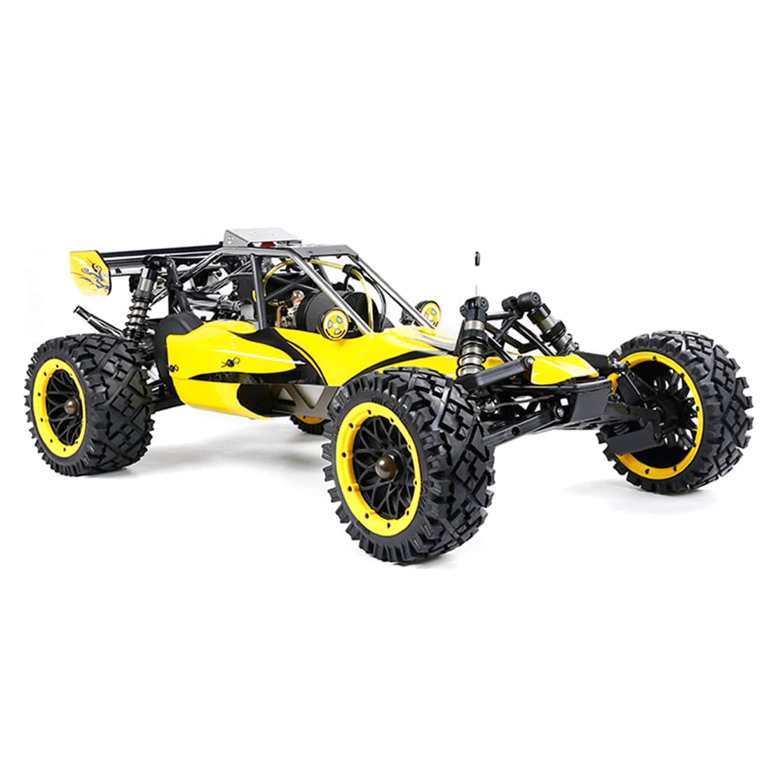 HelloWorld7-Rovan BAHA320 1/5 Scale 32cc Gas Baja Buggy Ready-to-Run - Yellow