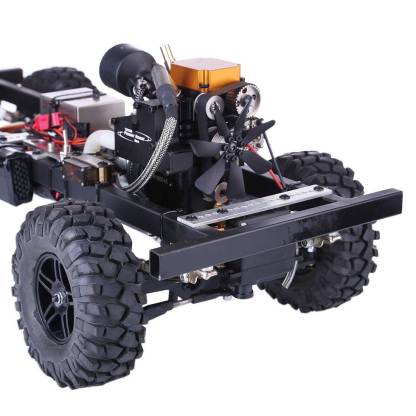 1/10 Scale Modified RC Car Chassis with TOYAN FS-S100G 4-Stroke Gasoline Engine One-Key Start