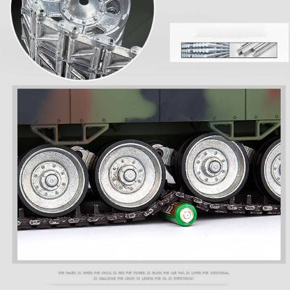 1/16 Scale German Leopard 2A6 RC Main Battle Tank Metal Ultimate Edition Smoke & Sound