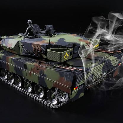 1/16 Scale German Leopard 2A6 RC Main Battle Tank Metal Ultimate Edition Smoke & Sound