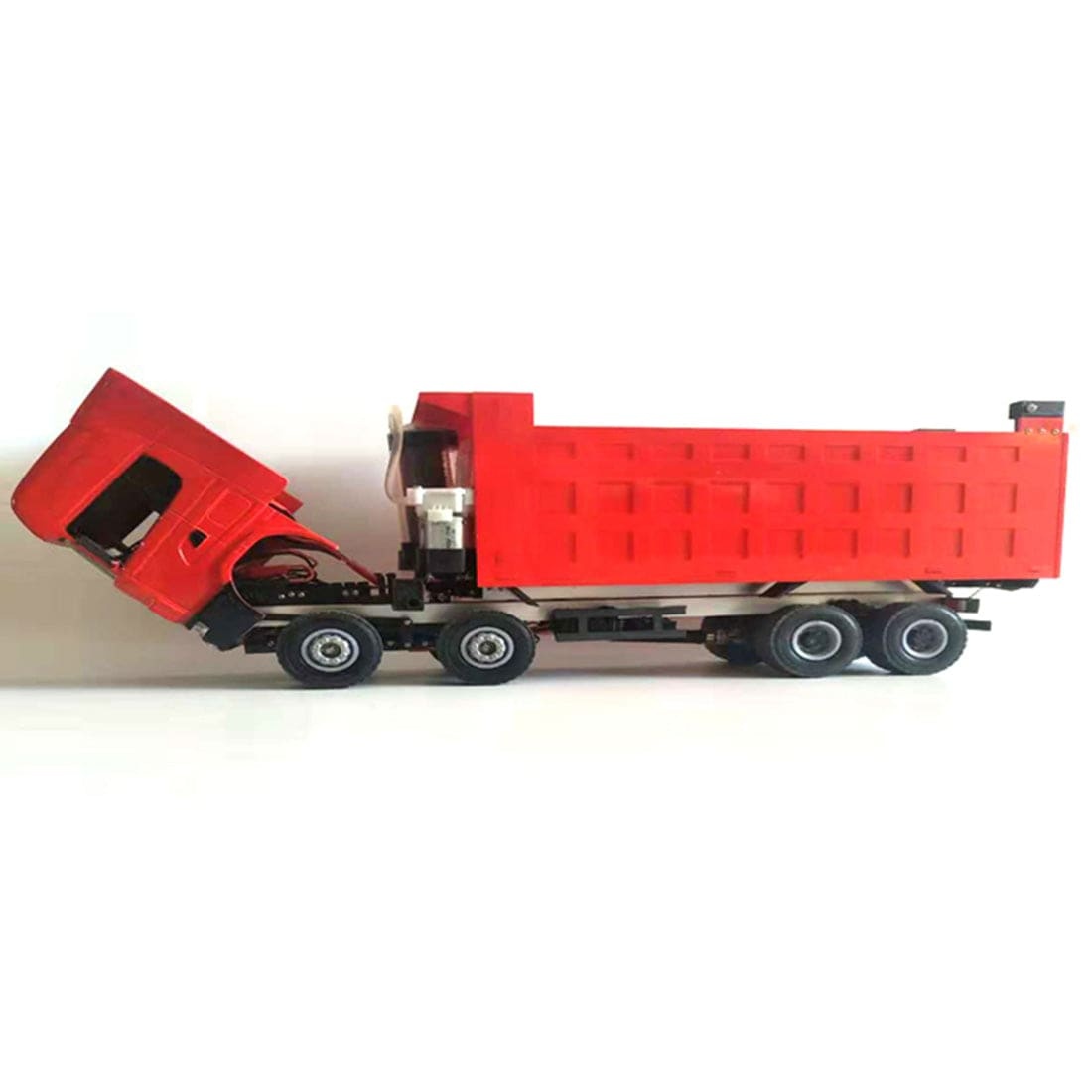 1/24 Scale RC Hydraulic Dump Truck RTR Heavy Hauler Model with Multi Speed Gearbox and 2.4G Full Scale Control