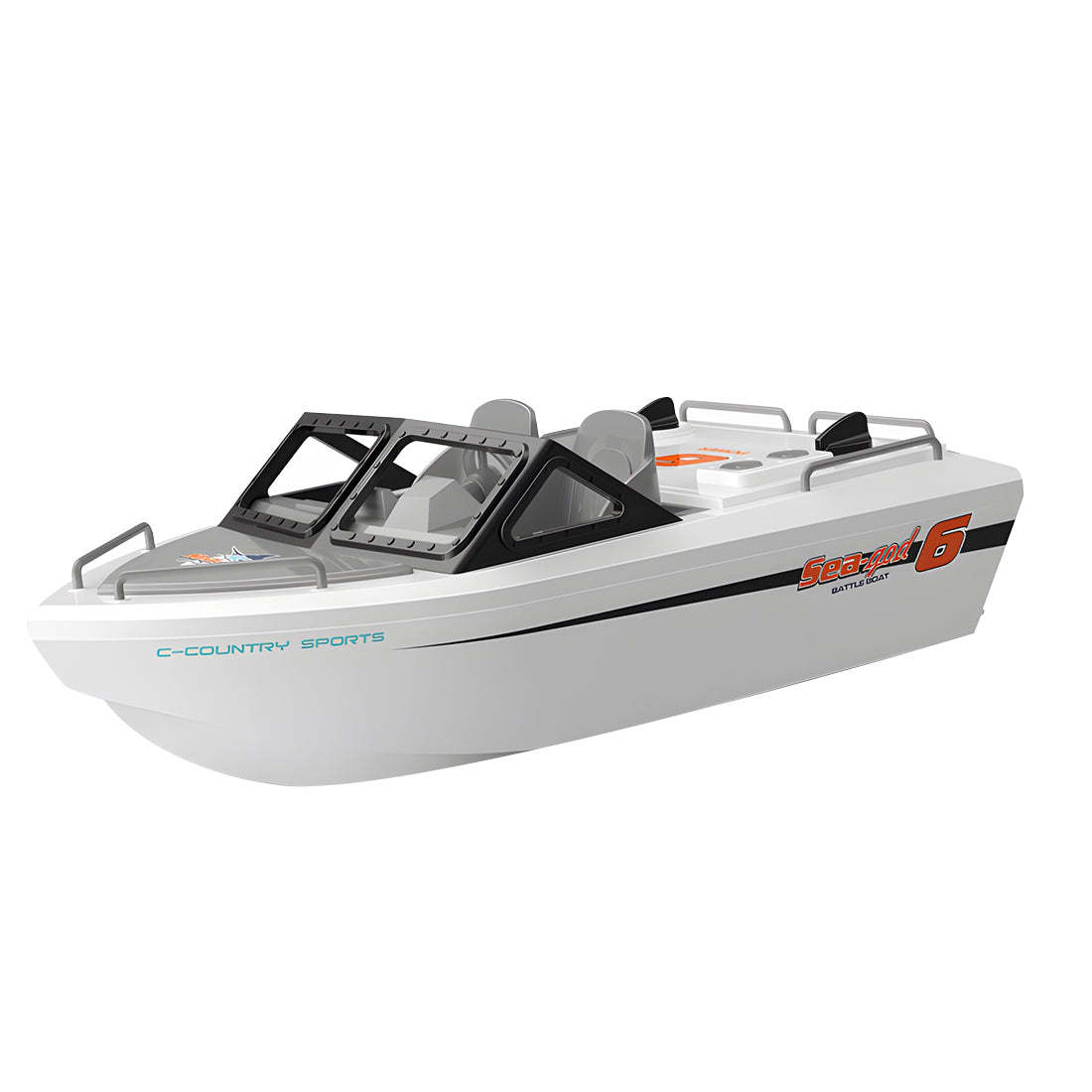 RC Rescue Boat 1/32 Scale RTR Remote Control Boat for Pools and Lakes 2.4Ghz Watercraft with Low Battery Alarm and Capsize Recovery for Adults and Kids-helloworld7