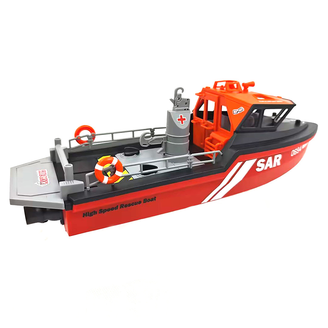 RC Rescue Boat 1/32 Scale RTR Remote Control Boat for Pools and Lakes 2.4Ghz Watercraft with Low Battery Alarm and Capsize Recovery for Adults and Kids-helloworld7