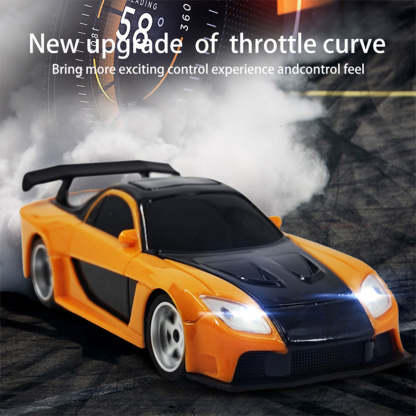 1/43 Scale Mini RC Drift Car 4WD High Speed 2.4G Full Proportional Desk Racing Vehicle for Indoor Fun-helloworld7