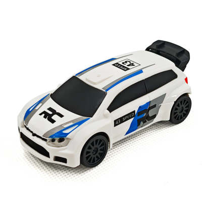 1/43 Scale Mini RC Drift Car 4WD High Speed 2.4G Full Proportional Desk Racing Vehicle for Indoor Fun-helloworld7