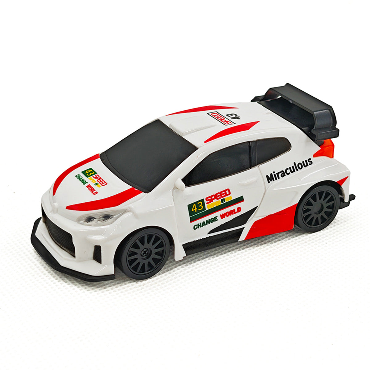 1/43 Scale Mini RC Drift Car 4WD High Speed 2.4G Full Proportional Desk Racing Vehicle for Indoor Fun-helloworld7