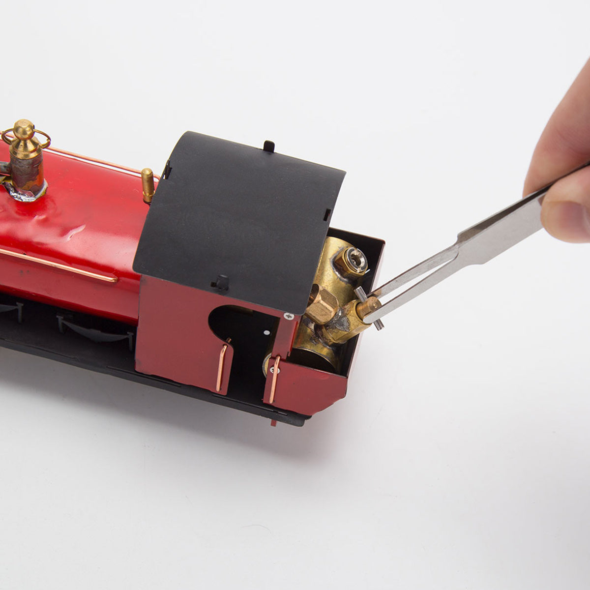 HelloWorld7-1/50 HO Scale Live Steam Locomotive Model with Oscillating Steam Engine