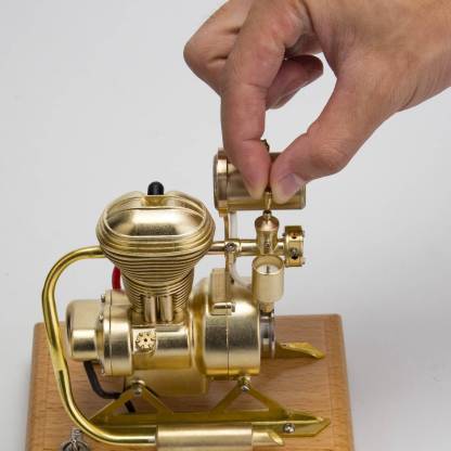 R27 1.6cc Miniature Vertical OHV 4 Stroke Motorcycle Engine Model Gift-helloworld7