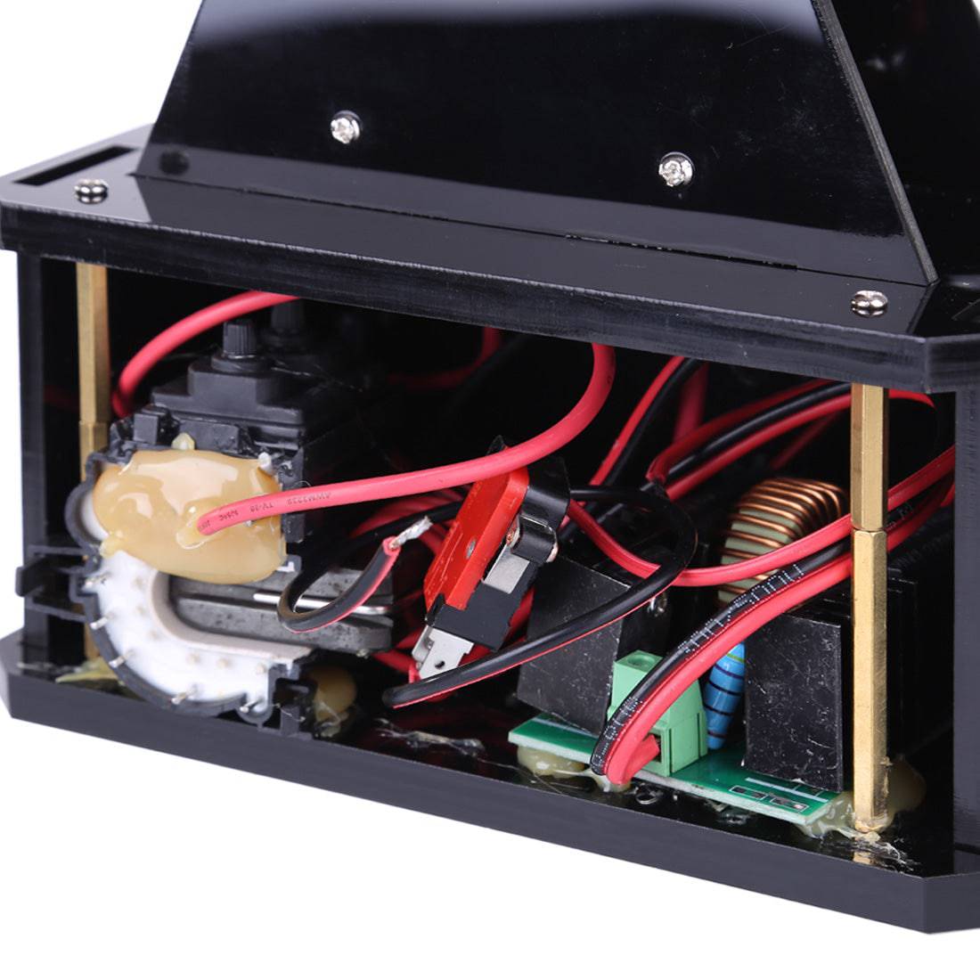 Level 10 High Voltage Marx Generator 100kV Artificial Lightning Physics Experiment Model-helloworld7