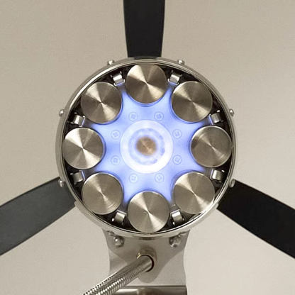 HelloWorld7-16 Cylinder Swashplate Stirling Engine Model Aircraft Engine Mechanical Toy 16stl-2.0