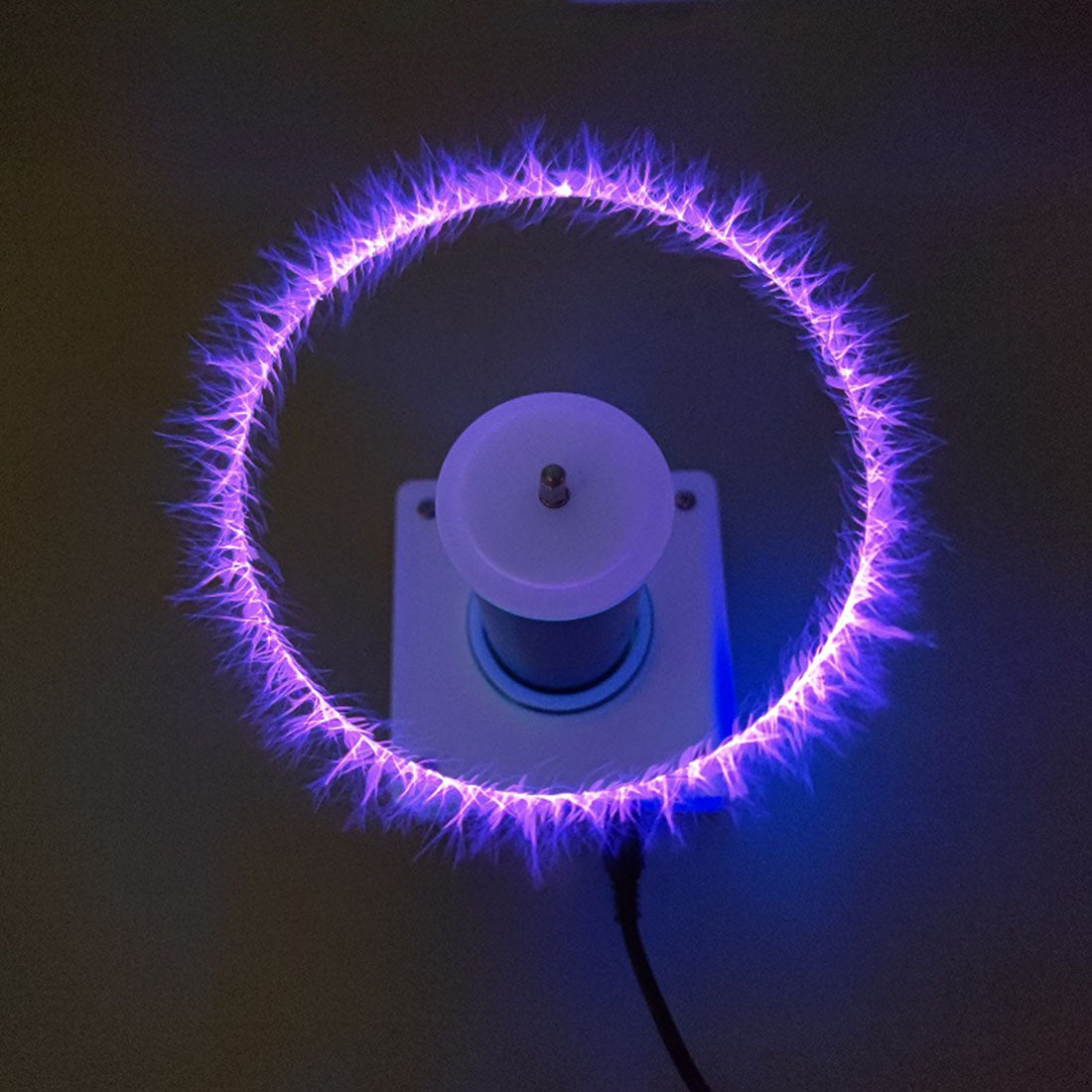 HelloWorld7-18cm PLLSSTC Tesla Coil Spaced Lighting Experimental for Physical Class