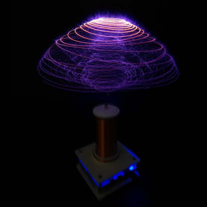 HelloWorld7-18cm PLLSSTC Tesla Coil Spaced Lighting Experimental for Physical Class
