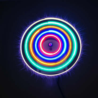 HelloWorld7-18cm PLLSSTC Tesla Coil Spaced Lighting Experimental for Physical Class