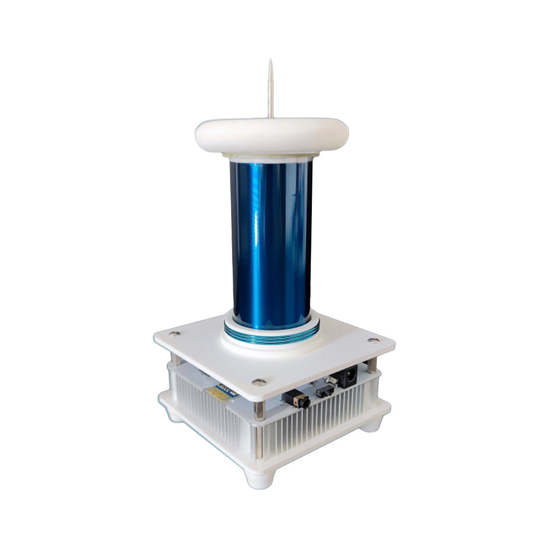 HelloWorld7-18cm PLLSSTC Tesla Coil Spaced Lighting Experimental for Physical Class