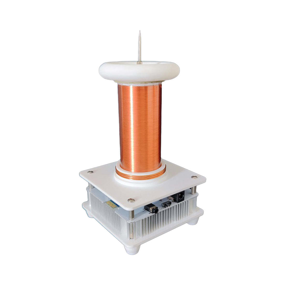 HelloWorld7-18cm PLLSSTC Tesla Coil Spaced Lighting Experimental for Physical Class