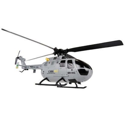 C186 BO105 4CH RC Armed Helicopter with Optical Flow & Altitude Hold RTF